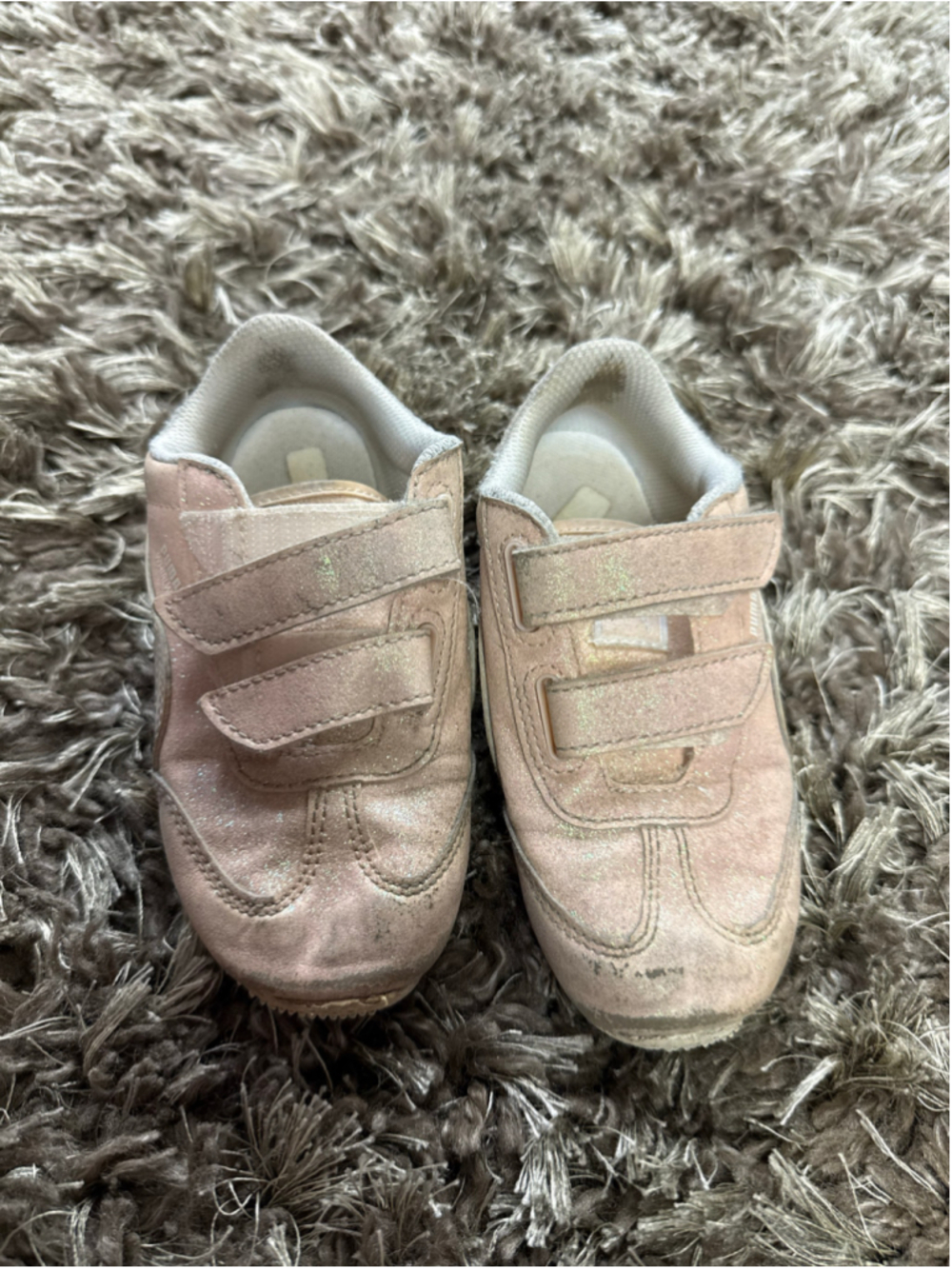 Girls Puma Toddler Sneakers Size 10 Pink Glitter